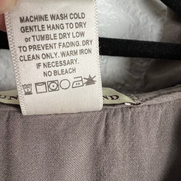 Prairie Underground Long Cloak Distressed Full Zip Hoodie in Tunnel Small Flaw - Picture 7 of 11